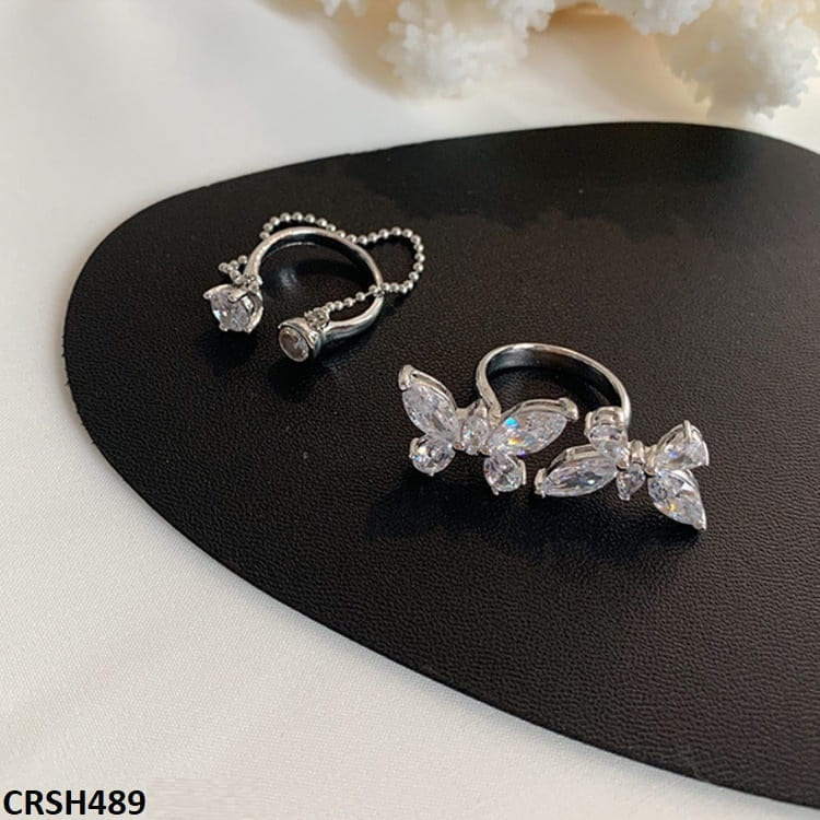 CRSH489 SGC Butterfly Twin Rings - CRSH