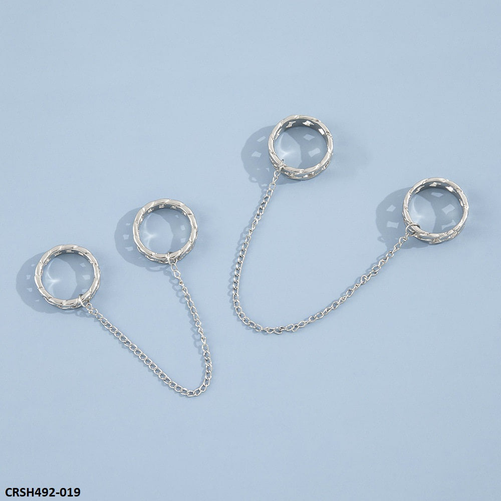 CRSH492 YPG 4 Joint Rings Size 8 - CRSH