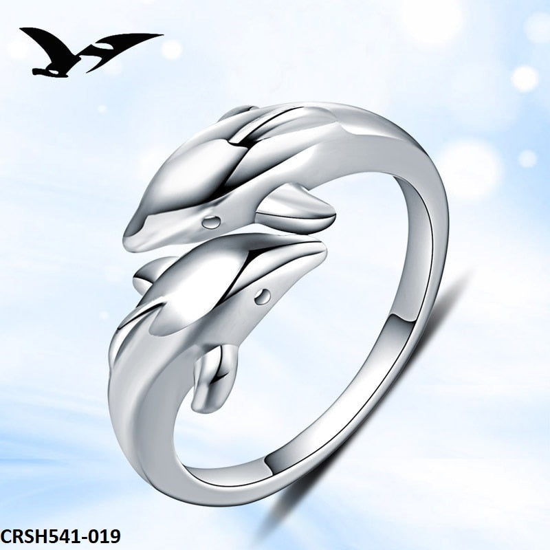 CRSH541 HNJ Dolphin Ring Adjustable - CRSH