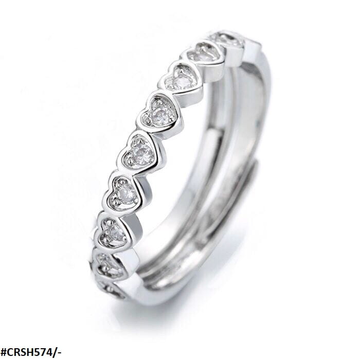 CRSH574 SZL Heart Adjustable Ring - CRSH
