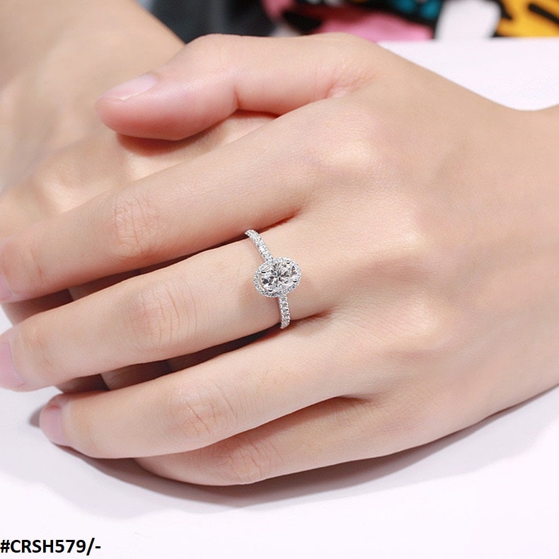 CRSH579 KRL Oval Layered Adjustable Ring - TRSH