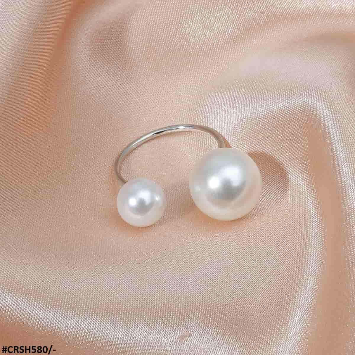 CRSH580 LMS Pearl Adjustable Ring - CRSH