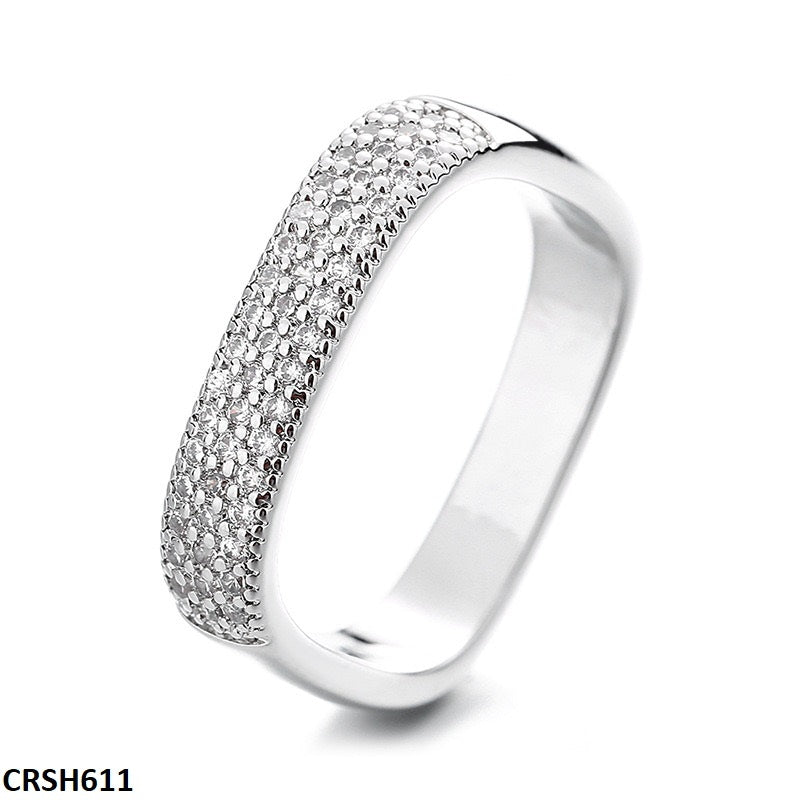 CRSH611 SZL Link Chain Square Ring - CRSH