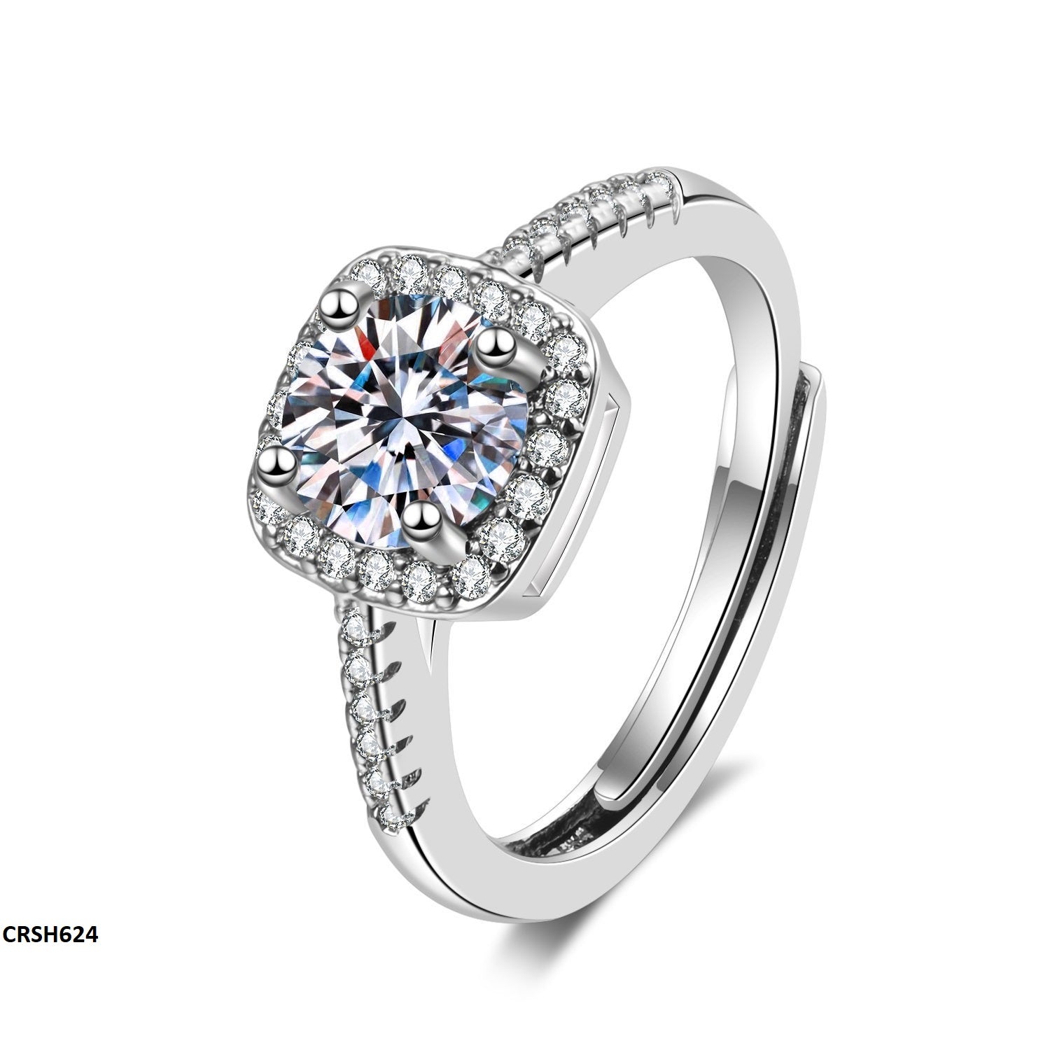 CRSH624 BLX Imp Cocktail Ring Adjustable - TRSH