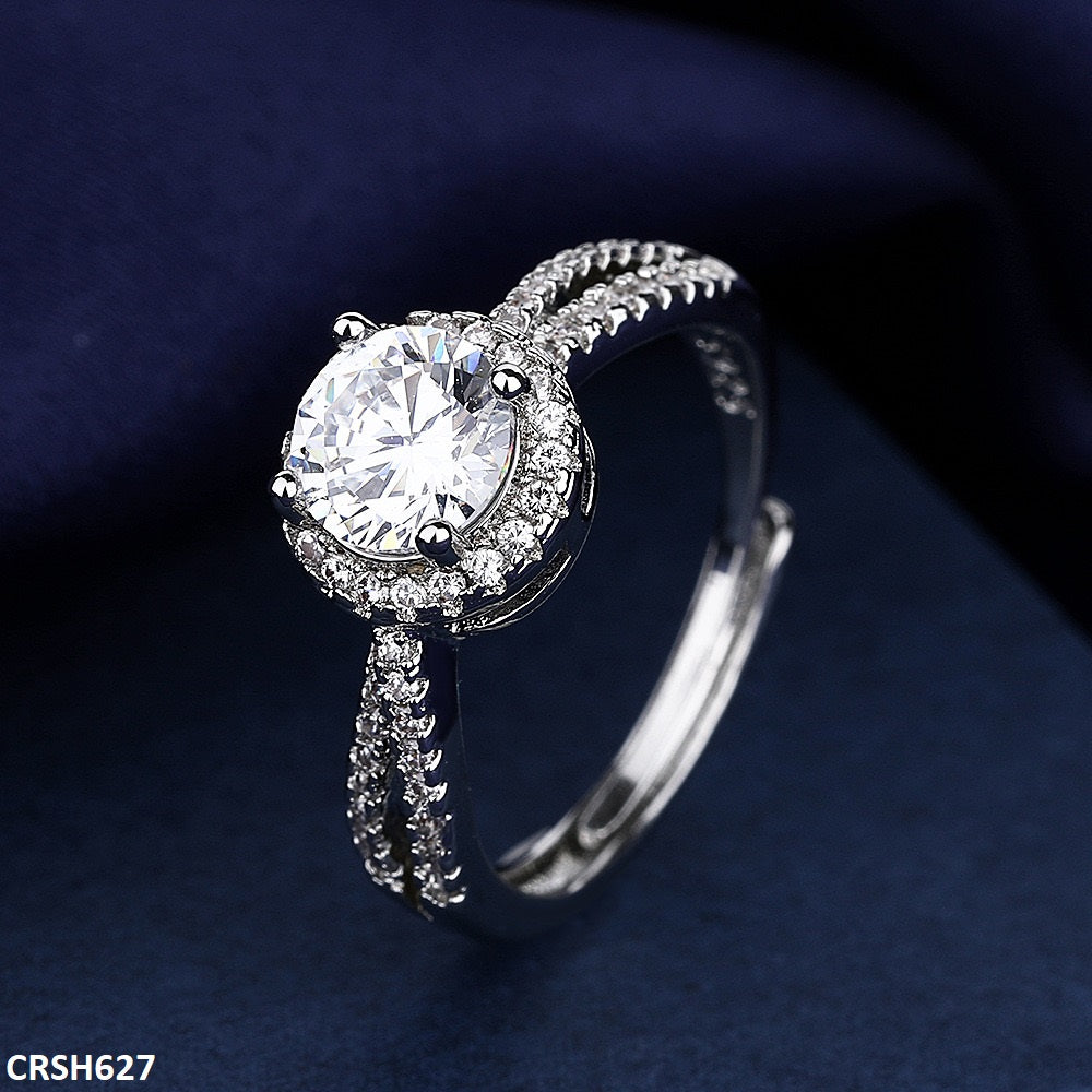 CRSH627 BLX Imp Cocktail Ring Adjustable - TRSH