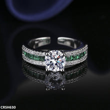 CRSH630 BLX Imp Square Layered Ring Adjustable - TRSH