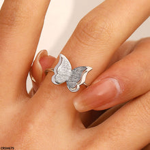 CRSH675 QWN Double Butterfly Ring Adjustable - CRSH