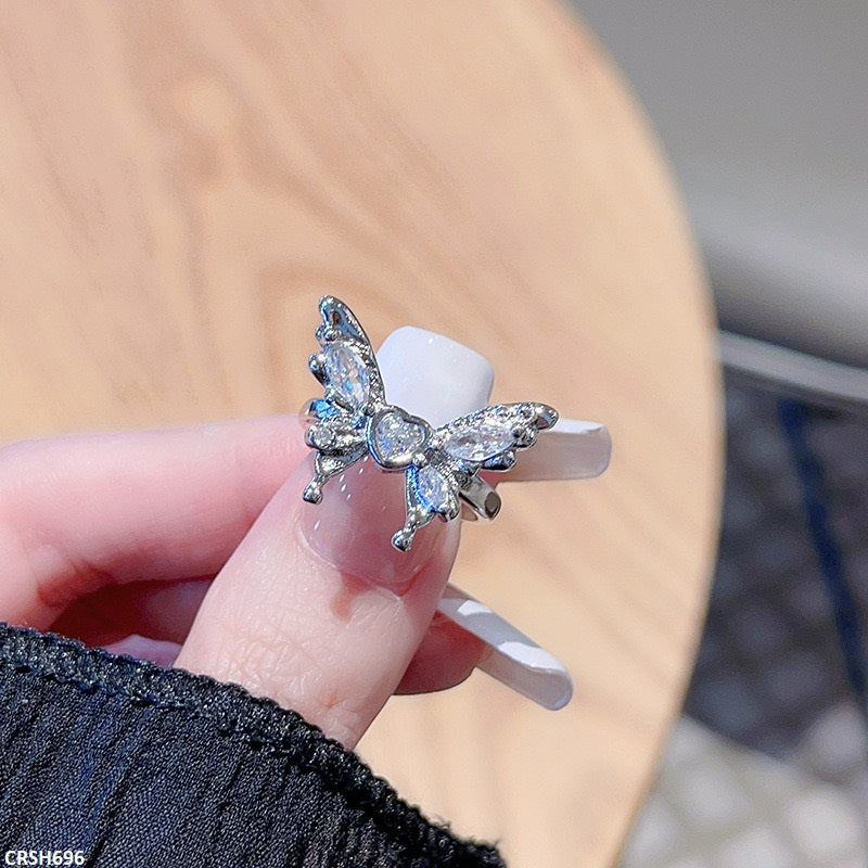 CRSH696 JJS Butterfly  Ring Adjustable- CRSH