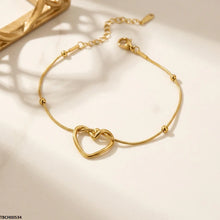 TBCH00534 MMJ Stainless Steel Heart Bracelet - TBCH
