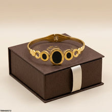 TBRH00572  BHS Round Oval Stainless Steel Bracelet Adjustable - TBRH