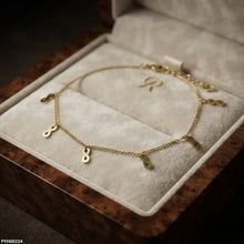 PYH00224 ALQ Stainless Steel infinity Foot  Anklet - PYH