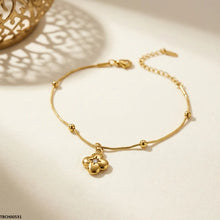 TBCH00531 MMJ Stainless Steel Flower Drop Bracelet - TBCH