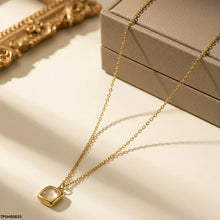 TPSH00825 ALQ Stainless Steel Square Pendant - TPSH