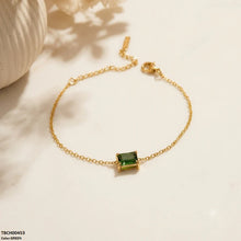 TBCH00543 MMJ Stainless Steel Square Stone Bracelet - TBCH