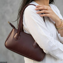 HBGP00109 Trendy Armpit Ladies Hand Bag - Dark Brown - HBGP