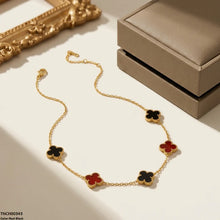 TNCH00343 MMJ Stainless Steel Flower Necklace - TNCH