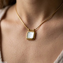 TPSH00792 MMJ Stainless Steel Square Pendant - TPSH