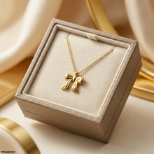 TPSH00797 MMJ Stainless Steel Bow Pendant - TPSH