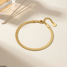 TBCH00533 MMJ Stainless Steel Plian Bracelet - TBCH