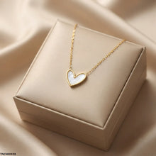TNCH00339 ALQ  Stainless Steel Heart Necklace - TNCH