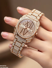 WHL00764 ZWA Round Rhinestone Dial Women's Watch - WHL