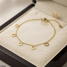 PYH00222 ALQ Stainless Steel Round Foot  Anklet - PYH