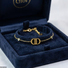 TBCH00562 ALQ Stainless Steel Double D Shape Bracelet - TBCH