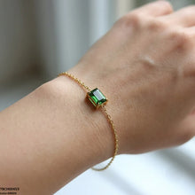 TBCH00543 MMJ Stainless Steel Square Stone Bracelet - TBCH