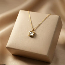 TPSH00825 ALQ Stainless Steel Square Pendant - TPSH