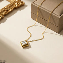 TPSH00822 MMJ  Stainless Steel Square  Drop Pendant - TPSH