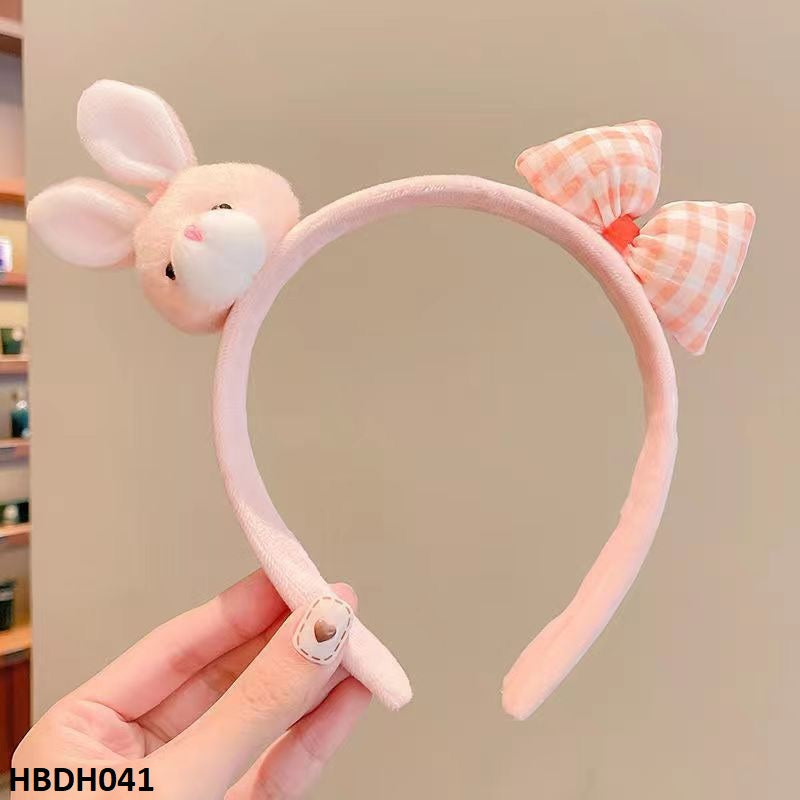 HBDH041 XHA Bow/Teddy Hair Band-HBDH