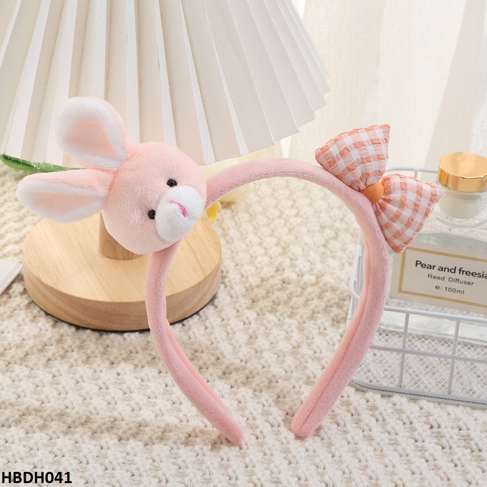 HBDH041 XHA Bow/Teddy Hair Band-HBDH