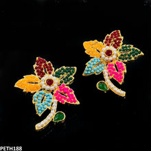 PETH188 MZM Leaf Flower Tops Pair - PETH