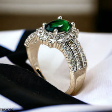 TRSH207 GWH Green Step Adjustable Ring - TRSH