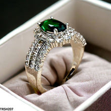 TRSH207 GWH Green Step Adjustable Ring - TRSH