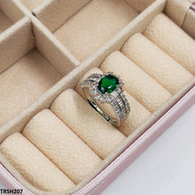 TRSH207 GWH Green Step Adjustable Ring - TRSH