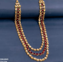 CMLH043 FRN Oval Layered  Mala- CMLH