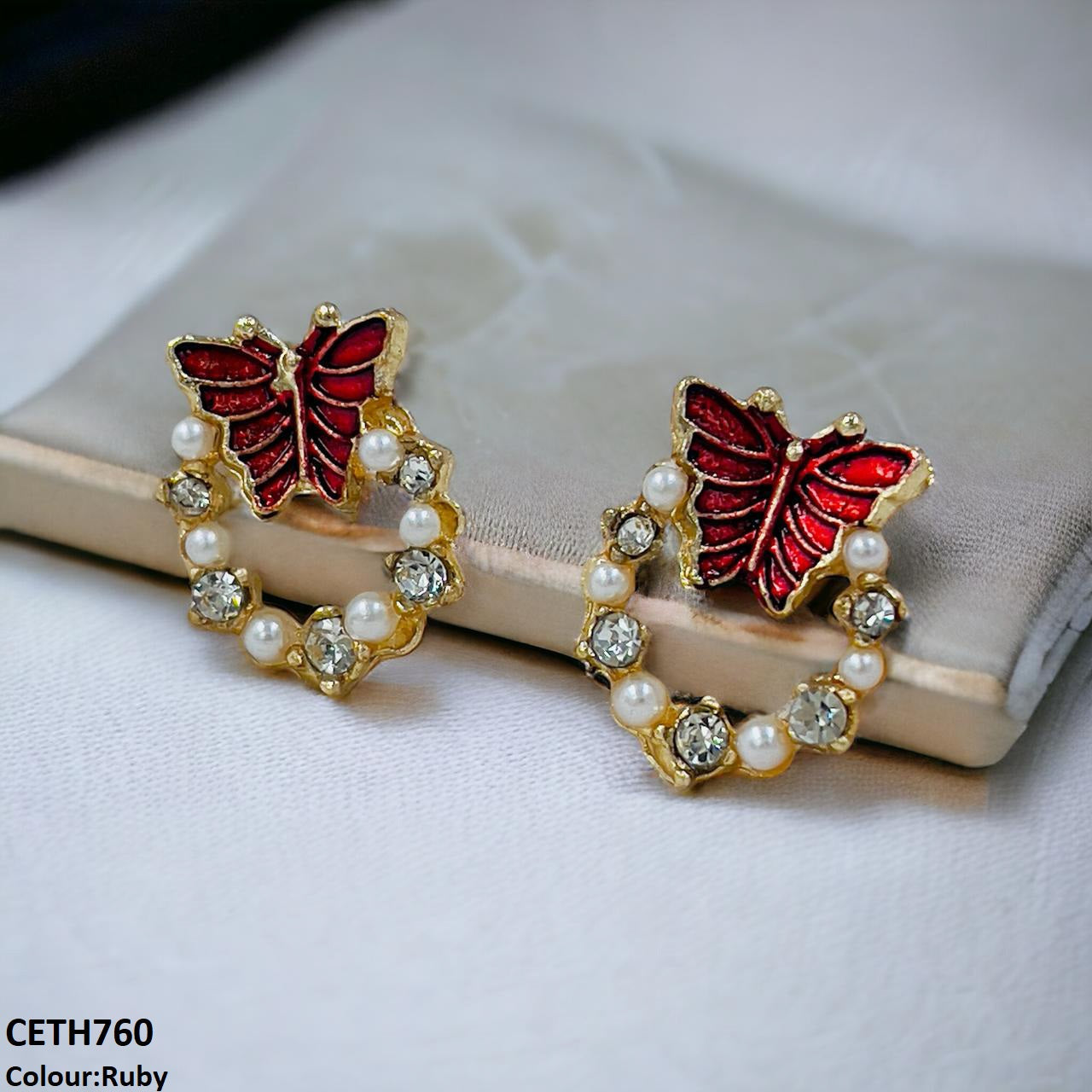 CETH760 SDQ Butterfly Round Tops Pair - CETH