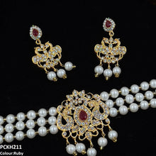PCKH211 MZM Pear/Flower Choker Set - PCKH