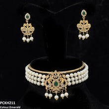 PCKH211 MZM Pear/Flower Choker Set - PCKH