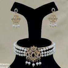 PCKH211 MZM Pear/Flower Choker Set - PCKH