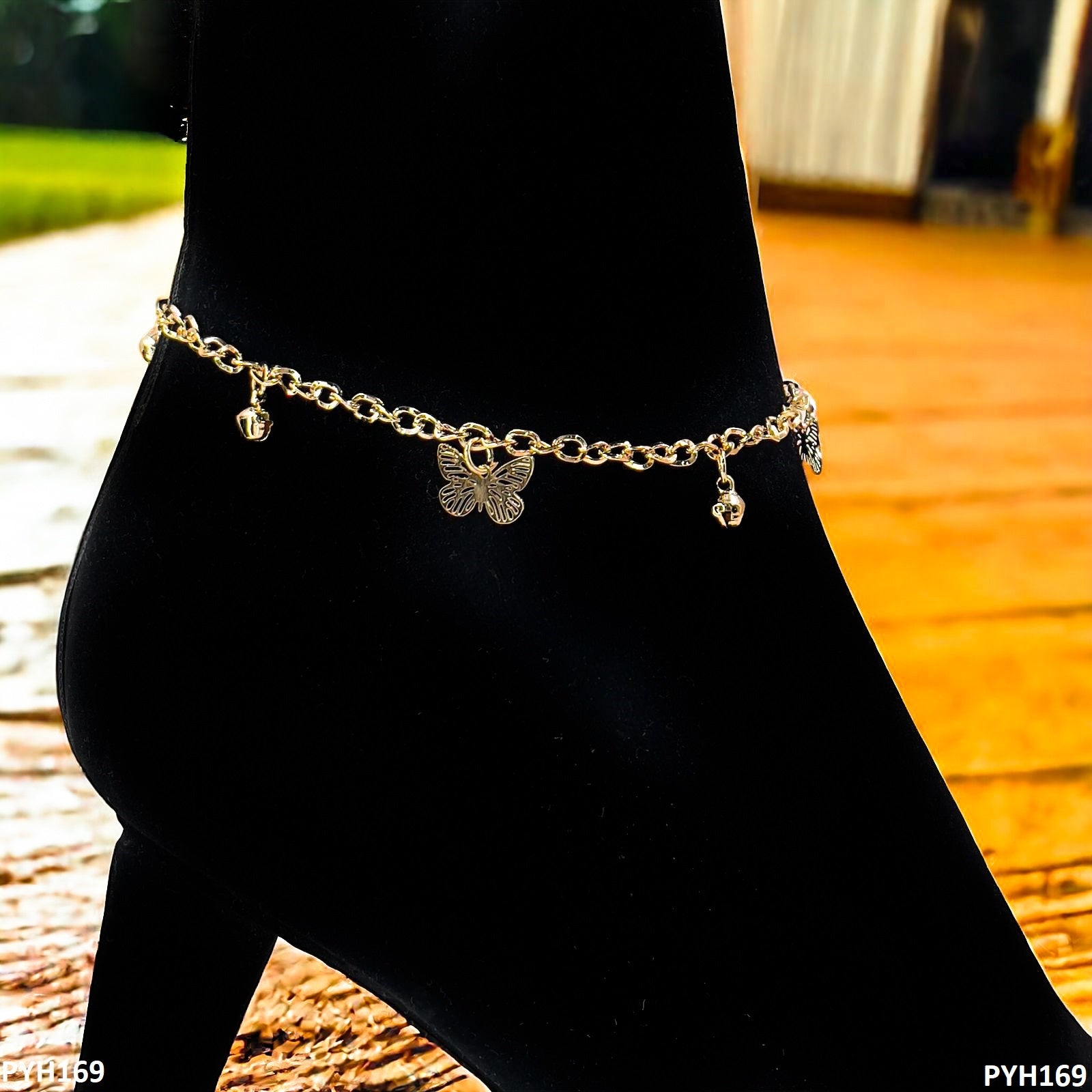 PYH169 XHF Imp Butterfly Anklet Single- PYH