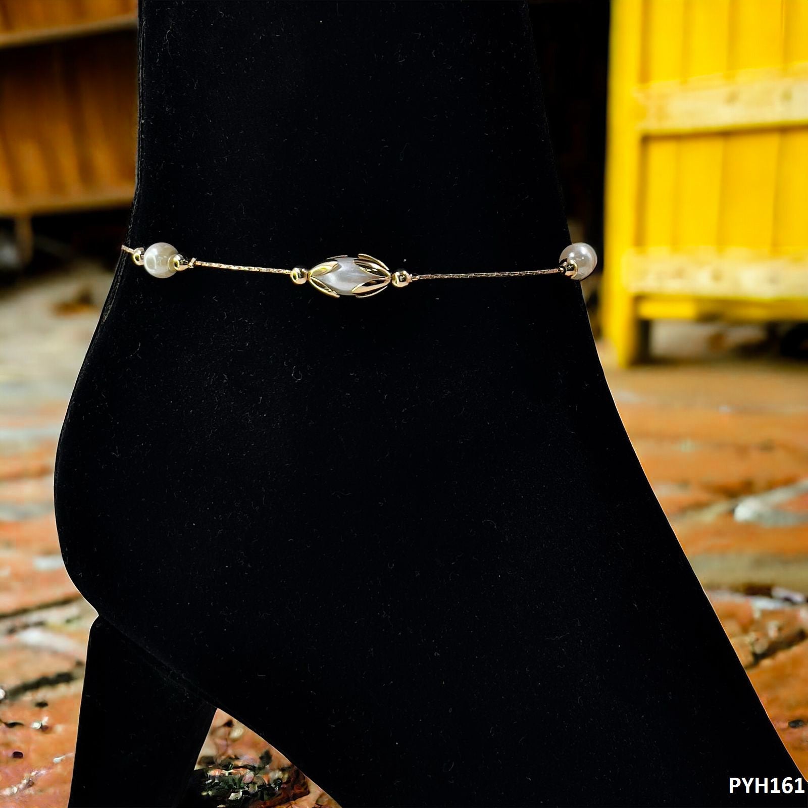 PYH161 XHF Pearl Anklet Single- PYH