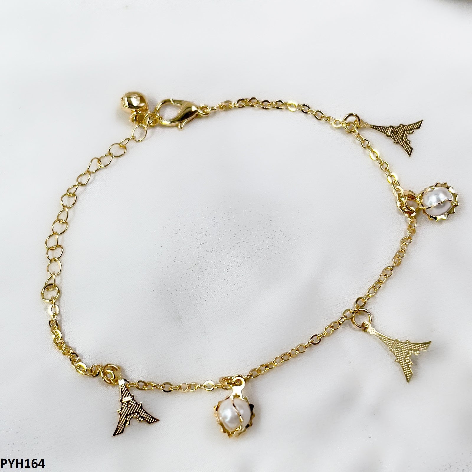 PYH164 XHF Tower/Pearl Anklet Single- PYH