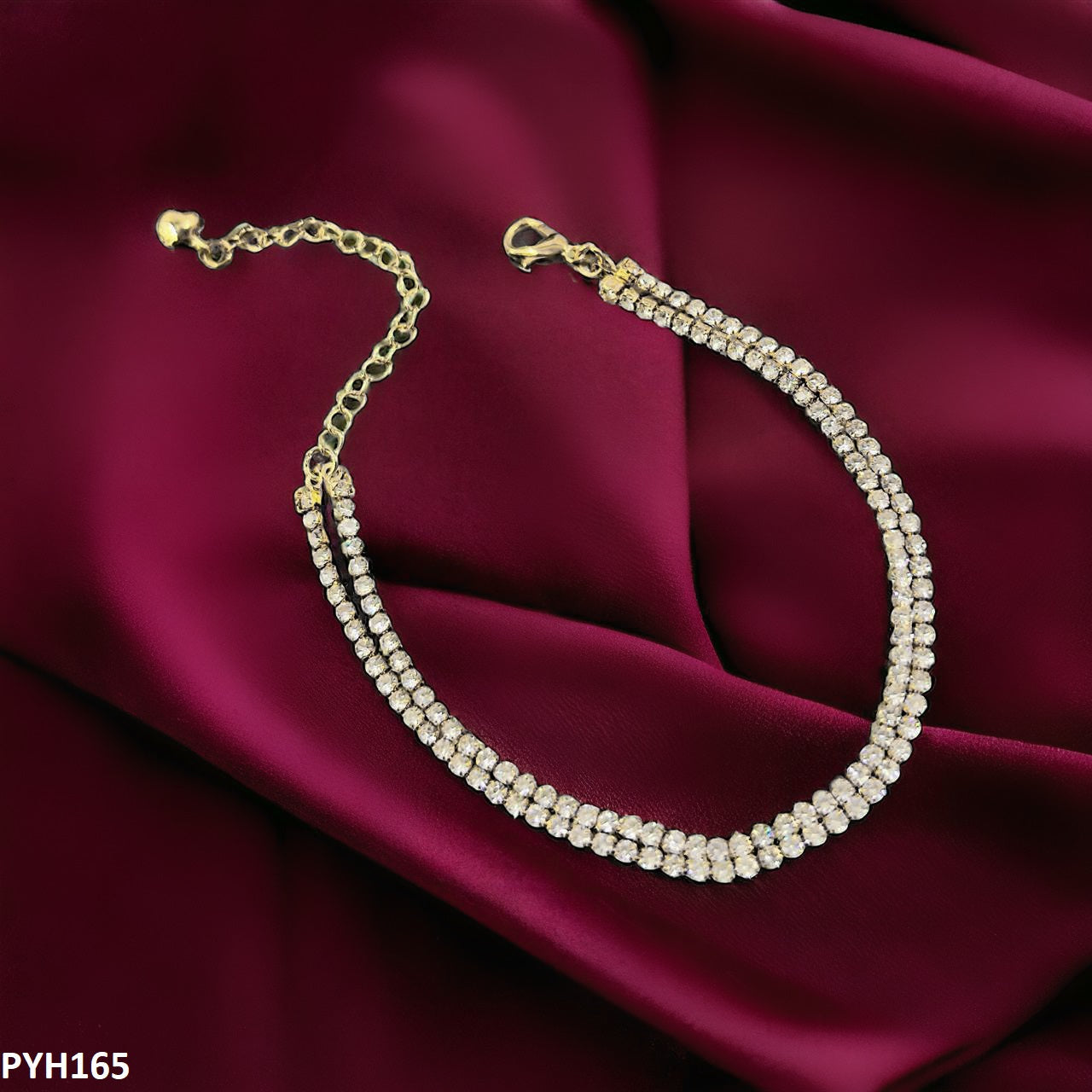PYH165 XHF Square Double Anklet Single- PYH