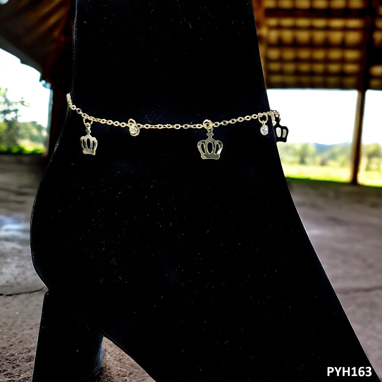 PYH163 XHF Imp Crown Anklet Single- PYH