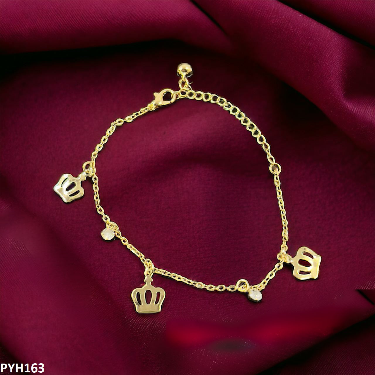 PYH163 XHF Imp Crown Anklet Single- PYH
