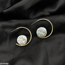 CETH792 RHJ Round Beat Open Hoop Tops Pair - CETH