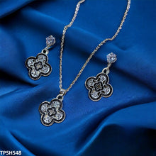 TPSH548 GCQ Clover Pendent Set - TPSH
