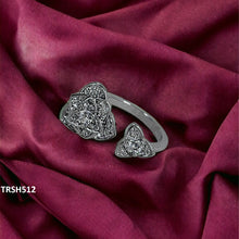 TRSH512 CJD Imp Open Flower Ring Adjustable- TRSH